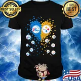 76ers and Steelers true love heart shirt