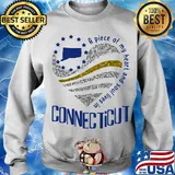 A piece of my heart and soul lives in Connecticut Map s Sweater