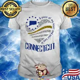 A piece of my heart and soul lives in Connecticut Map shirt