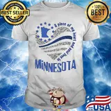 A piece of my heart and soul lives in Minnesota Map shirt