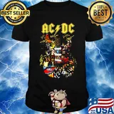 AC DC Picture Guitar signature shirt