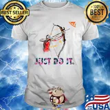 Archer just do it flowers shirt