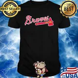 Atlanta braves logo black shirt