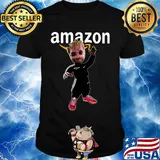 Baby groot amazon logo shirt