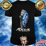 Baby groot hug ford logo focus feel the difference shirt