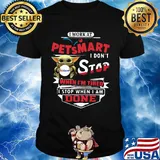 Baby yoda i work at pet smart i don't stop when i'm tired i stop when i am done shirt