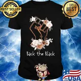 Back the black lives matter flower shirt