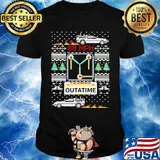 Back to the future movie californie outatime merry christmas shirt