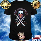 Bad Intentions Spiked Brass Knuckles Biker shirt