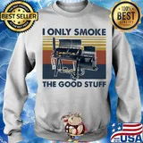 Bbq i only smoke the good stuff vintage retro s Sweater