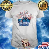 Beer bud light firework america 4th of july independence day shirt