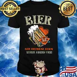 Bier gib deinem hirn einen abend frei rose shirt
