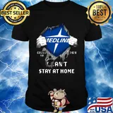 Blood insides medline logo covid-19 2020 i can't stay at home shirt