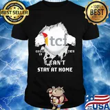 Blood insides tcf covid-19 2020 i can't stay at home shirt