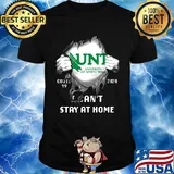 Blood insides unt university of north texas covid-19 2020 i can't stay at home shirt
