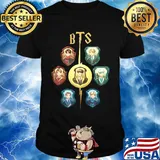 Bts band members chibi shirt