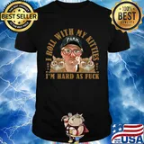 Bubbles trailer park boys i roll with my kitties i'm hard as fuck cats shirt