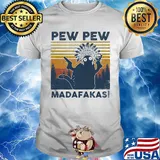 Cat native pew pew madafakas vintage retro shirt