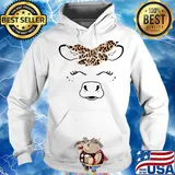 Cow bow leopard skin classic s Hoodie