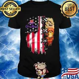 Crown royal logo american flag independence day shirt