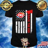 Dairy queen back the red american flag independence day shirt