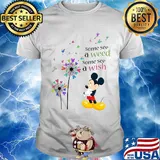 Dandelion flower mickey mouse some see a weed some see a wish shirt