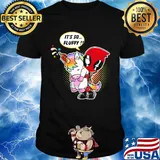 Deadpool hug Unicorn it's so fluffy shirt