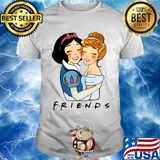 Disney cartoon snow white and belle friends shirt
