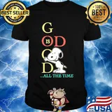 Disney snoopy god is good all the time shirt