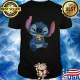Disney stitch hug baby groot shirt