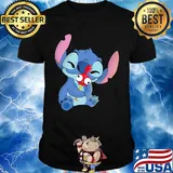 Disney stitch hug chicken shirt