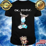 Donkey mask wash your hand ew people shirt