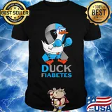 Duck fiabetes cancer awareness shirt