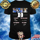 Duke blue devils basketball players signatures shirt