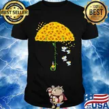 Elephants and umbrella sunflowers you are my sunshine shirt