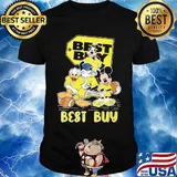 Goofy donald duck and mickey mouse football player best guy shirt