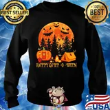Halloween happy camp-o-ween pumpkin s Sweater