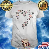 Halloween horror characters heart stars shirt
