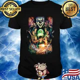 Halloween pennywise characters art shirt
