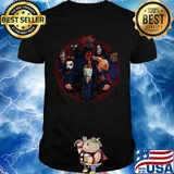 Halloween slipknot band horror characters shirt