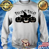 Happy halloween trick or treat witches pumpkin s Sweater