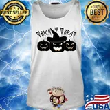 Happy halloween trick or treat witches pumpkin s Tank top