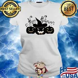Happy halloween witches pumpkin s Ladies tee