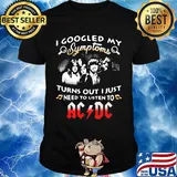 I googled my symptoms turns out I just need to listen to AC DC shirt