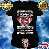 I like the memorial and if it makes it difficult to send people into battle against vietnam veteran s Ladies tee