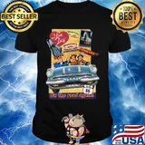 I Love lucy skinner's motel roadside diner tennessee on the road again shirt