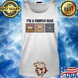 I'm a simple man beer lady and soccer s Tank top