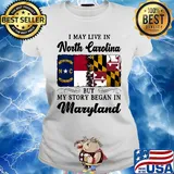 I may live in North Carolina but my story began in Maryland s Ladies tee