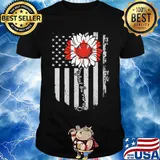 Independence day flower you are my sunshine canada shirt