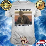 Indiana jones x never ever marks the spot vintage retro shirt